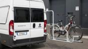 VAN-BIKE 2 SAWIKO NOIR- PORTE VÉLOS et VAE pour fourgon FIAT X250 sans faisceau 