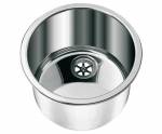 EVIER ROND EN INOX CAN LA1417 - DIAM. 30cm/33cm - h 18cm