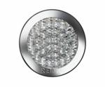 FEUX A LED JOKON L727 avec ENJOLIVEUR CHROME BRILLANT - CLIGNOTANT Ø 122 mm