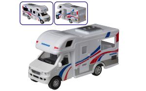 JOUET CAMPING-CAR BLEU/BLANC/ROUGE 