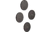 PADS MAGNETIQUES 5cm SILWY - 4 PIECES NOIR