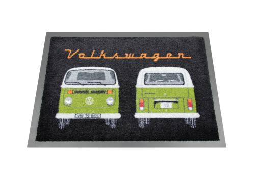 Paillasson VW T2 Combi, 70x50cm - Front & Arrière/vert