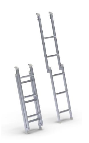 ECHELLE PLIANTE POUR TOIT RELEVABLE DE VAN 29x145cm