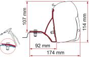 ADAPTATEUR F45S FIAMMA POUR TRAFIC / VIVARO DEPUIS 2015