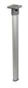 PIED DE TABLE PLIANT ULTRA LEGER 675mm ARGENT