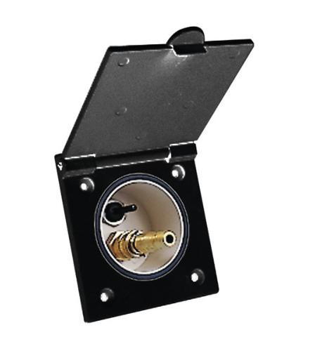TRAPPE NOIRE AVEC CONNECTEUR D'EAU + COMMUTATEUR