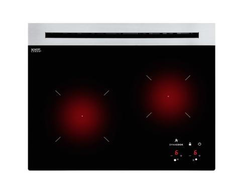 PLAQUE DE CUISSON VITROCERAMIQUE 2 FOYERS GAZ 30mb DynaCook X2