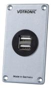 PANNEAU DOUBLE USB 5V/2.5A VOTRONIC