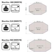 RE-TENT Voile d'ombrage MAURITIUS  510cm