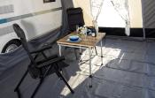 TAPIS DE SOL VILLA SOFT LIGHT 6.5x3m anthracite 400g / m2 PVC