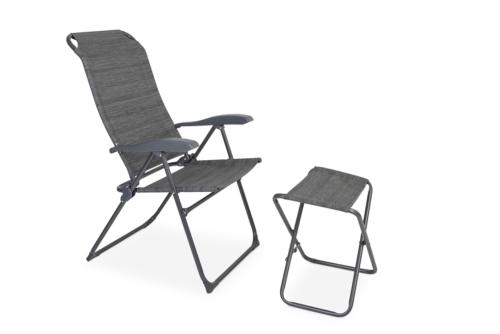 FAUTEUIL BARLETTA + REPOSE PIED INCLUS - CAMP4 