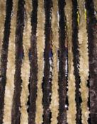 RIDEAU CHENILLE ANTI INSECTES - Brun/Beige - 56x185 cm