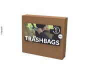 SACS BIODEGRADABLES POUR POUBELLE FLEXTRASH L 9 LITRES - 10 PIECES