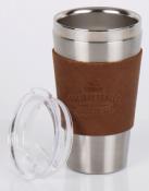 GOBELET ISOTHERME A BEC VERSEUR HOLIDAY TRAVEL ETUI SIMILICUIR  0.450L