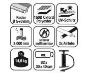 AUVENT INDEPENDANT GONFLABLE TOUR BREEZE AIR S - 310x290 + 90cm Hauteur 180-220cm 