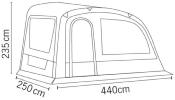 AUVENT ACTION 361 POUR CARAVANE ADRIA ACTION AIR 391 