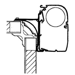 ADAPTATEUR ADRIA CORAL/HOBBY pour OMNISTOR série 5 et 8