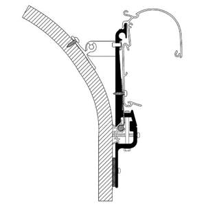 ADAPTATEUR ERIBA TOURING avant 2007 pour OMNISTOR série 2,5 et 8