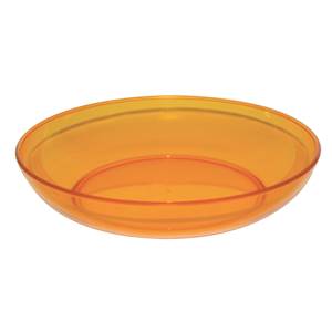 ASSIETTE CREUSE COPOLYESTER 18.5CM Coloris ORANGE - PLASTOREX