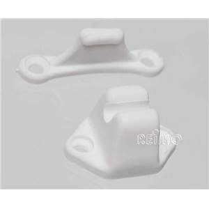 Bloc Porte Blanc Pour Caravane Et Camping-Car - Entraxe 40 Mm, Longueur 80 Mm