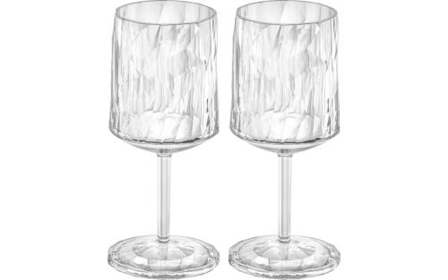 2 VERRES A VIN 200ml KOZIOL CLUB N°9 - 100% RECYCLABLE
