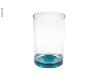 LOT DE 2 VERRES TARIFA- 350ML- VERT-BLEU