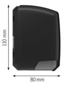 STORE THULE 3200 - 190x250m - Boitier NOIR - Toile Uni Grey