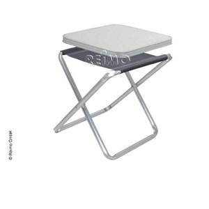 TORTUGA TABOURET PLIANT ANTHRACITE + PLATEAU