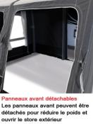 AUVENT INDEPENDANT GONFLABLE KAMPA DRIVEAWAY - Rally AIR Pro 330 DA - 330x250+90cm hauteur 220-300cm 