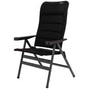 FAUTEUIL DE CAMPING CRESPO AIRDELUXE XL, NOIR (AP-238) 