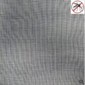 MOUSTIQUAIRE ININFLAMMABLE NOIRE 145cm, AU METRE