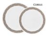 ASSIETTE RONDE 17 CM CORELLE - SAND SKETCH