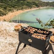 KIT GRILL PLIABLE + ACCESSOIRES GIZZO 47x31x55cm