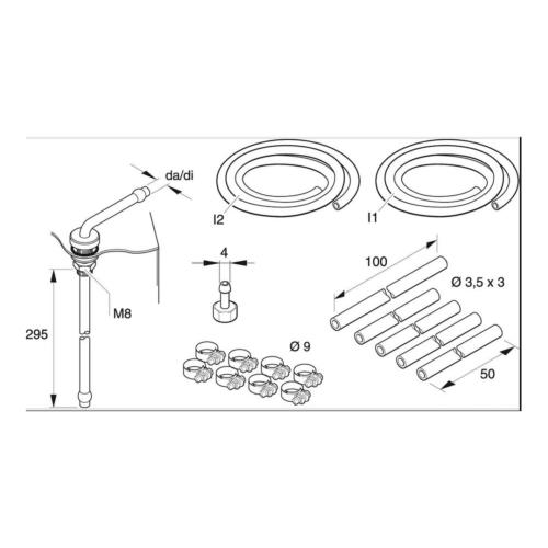 Kit de raccordement au réservoir Eberspächer D3
