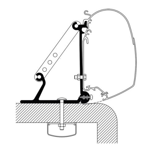 ADAPTATEUR UNIVERSEL DE TOIT pour OMNISTOR série  3200 – 4200 et 5200