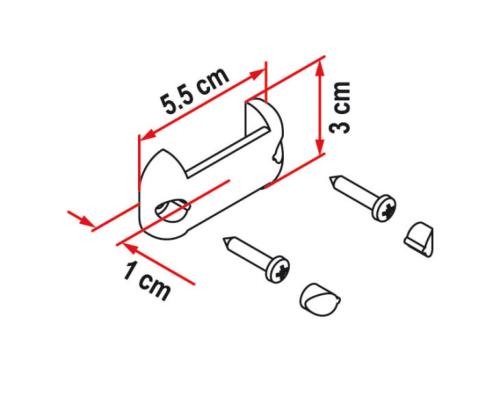 FIX ORGANIZEUR FIAMMA - LOT DE 2