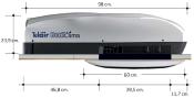 CLIMATISATION DUACLIMA TELAIR 8400H - 230V - 2,46 kW 