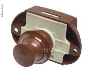 FERMETURE MEUBLE PUSH LOCK BRUN - carton de 50 pièces