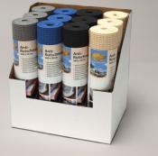 TAPIS ANTIDERAPANT 30x360 cm ( LOT 3 x 4 COLORIS DIFFERENTS )