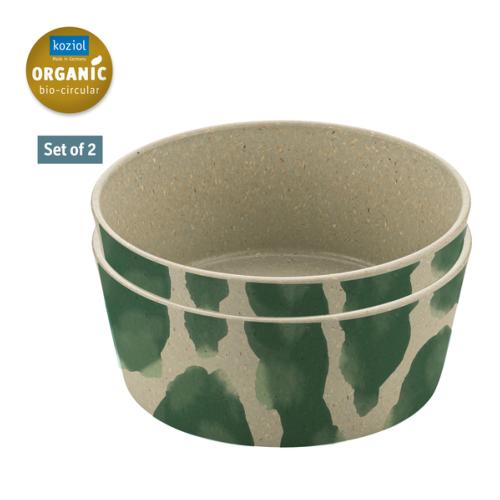 MONSTRERA SPLASH KOZIOL - 2 BOLS 15.5CM BIO 100% NATUREL