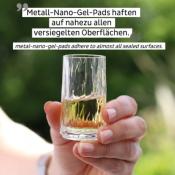 Les verres à schnaps en set de 2 SILWY® AVEC SOUS-VERRE MAGNETIQUE