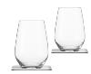 2 VERRES A JUS DE FRUIT CRISTAL 40cl SILWY AVEC SOUS-VERRE MAGNETIQUE