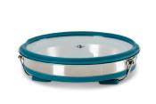 FAIT-TOUT 2L REPLIABLE EN ACIER INOX ET SILICONE BLEU PETROLE