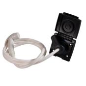 TRAPPE A EAU NOIRE AVEC MITIGEUR LILIE + DOUCHETTE A MAIN CLIPSABLE