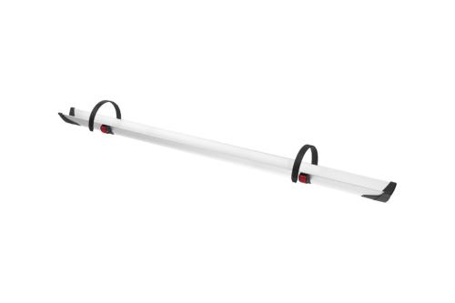 RAIL PLUS 128cm  FIAMMA ARGENTE - EMBOUTS NOIRS