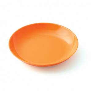 ASSIETTE CREUSE 20.5CM MELAMINE PLASTOREX - ORANGE