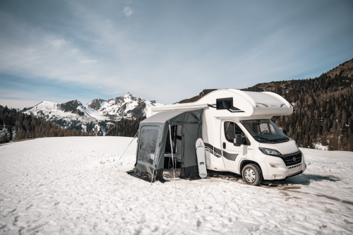 SAS NEIGE GONFLABLE DOMETIC KAMPA SPECIAL HIVER - WINTER AIR PVC 180 M - 180x180cm -Hauteur 265 à 295cm