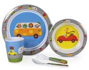 COFFRET ENFANT MELAMINE 5 PIECES KAMPA ANIMAL TRAFFIC