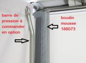 BARRE DE PRESSION COURBE VERTICALE ACIER Diam 22 - DWT