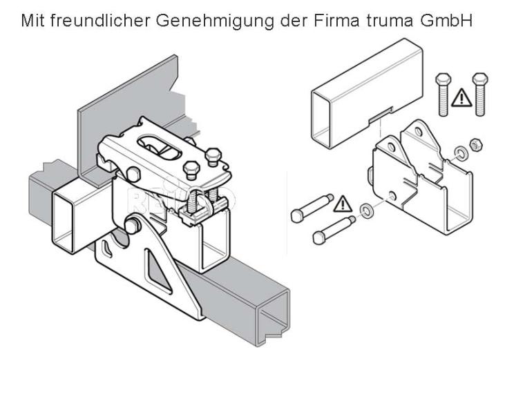 KIT D'ESPACEMENT 60 MM POUR SYSTEME DE FIXATIONS TRUMA